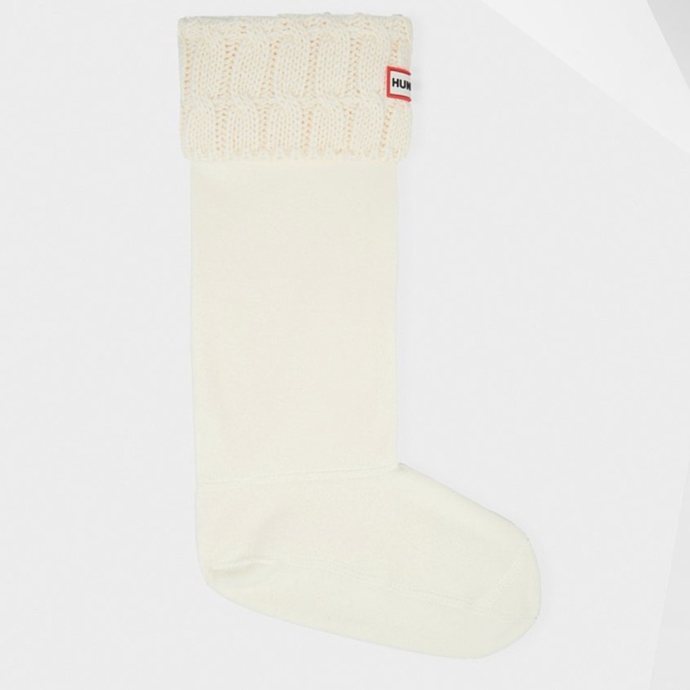 Hunter Boot Socks in White